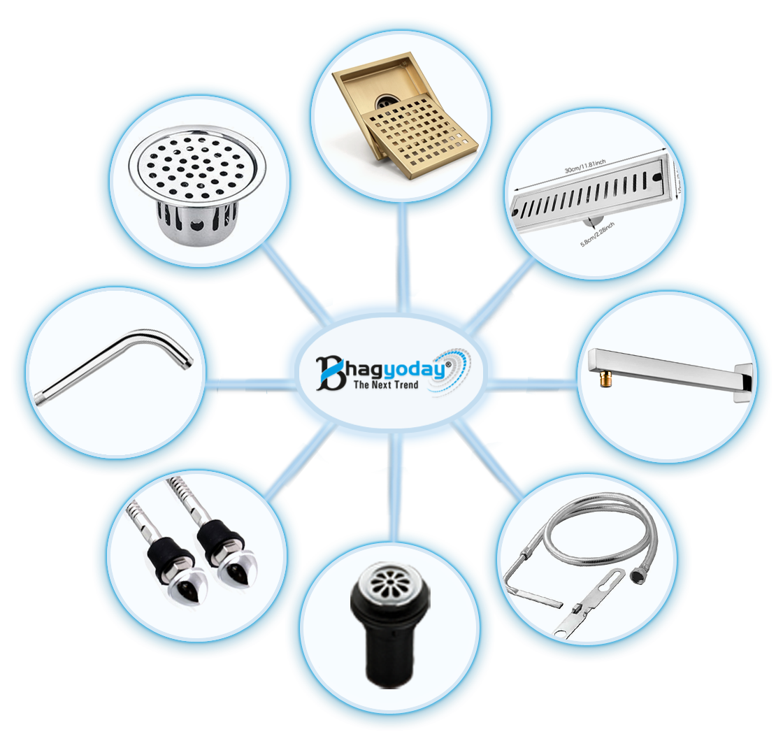 Bhagyoday Industries Sanitary Hardware Bath Fitting Accessories Products Bhagyoday Brand Manufacturers - Suppliers and Exporters Rajkot Gujarat India