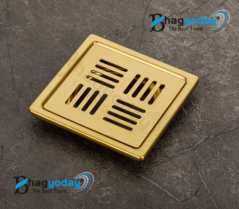 SS Golden Drain Jali - Household Floor Drain Jali Manufacturers - Suppliers Rajkot - Gujarat India items use for Bathroo - Kitchen - Hotel - Resturant - Residental