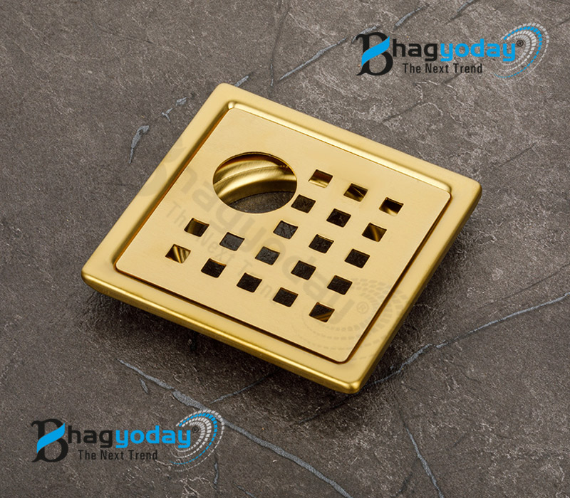 SS Gold Design Floor Water Drain Grating Strainers Jali Manufacturers