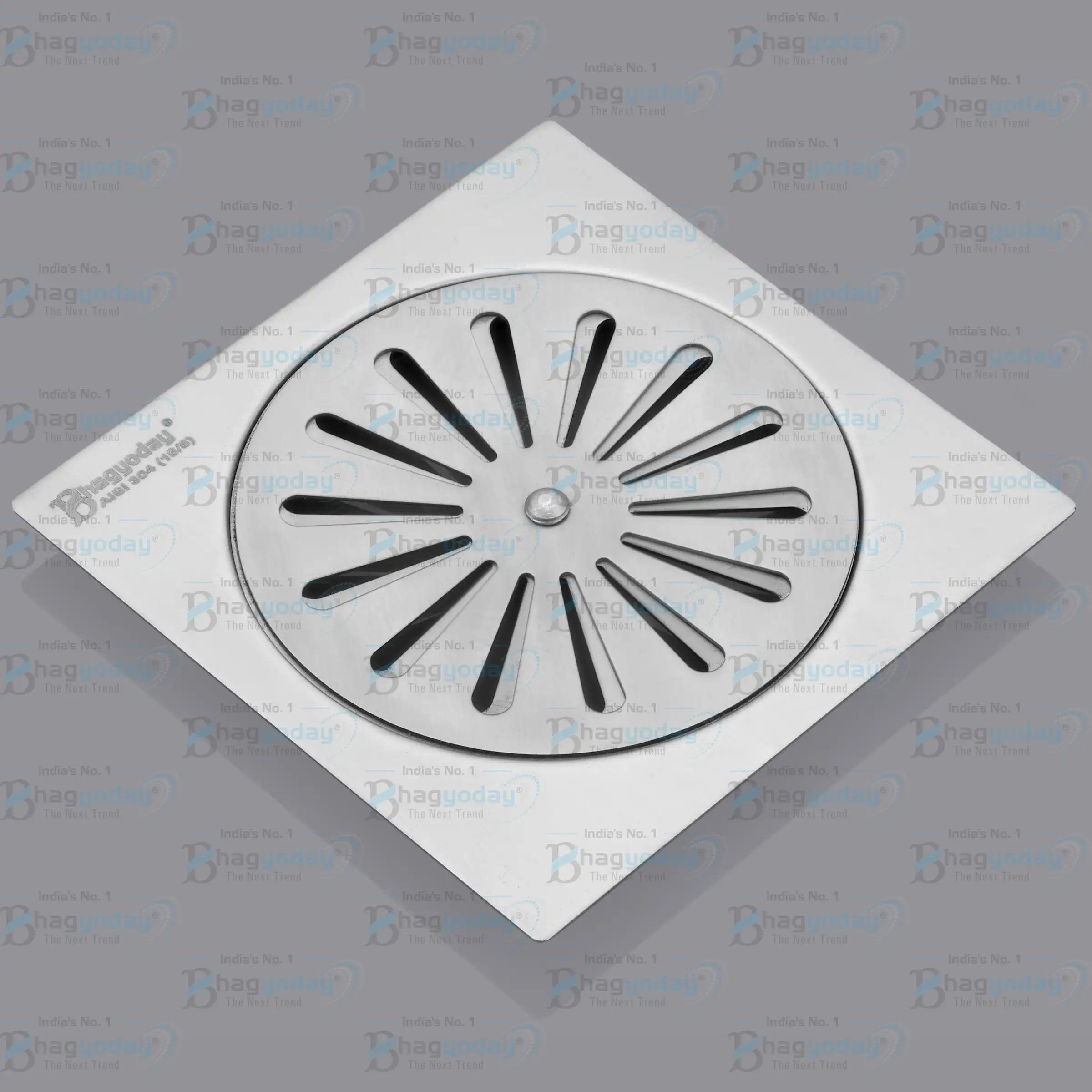 BH-2104 Square Floor Drainer (open-close)